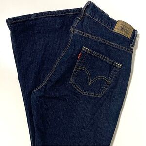 Levi's Curvy 529 Bootcut Jeans - Dark Wash & Stretchy - Size 8M